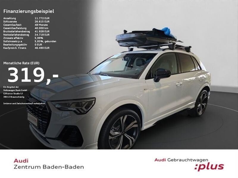 Weiss Gebraucht 2024 Audi Q3 Business SUV | 46.490 € (Teuer) - Bild 1/4