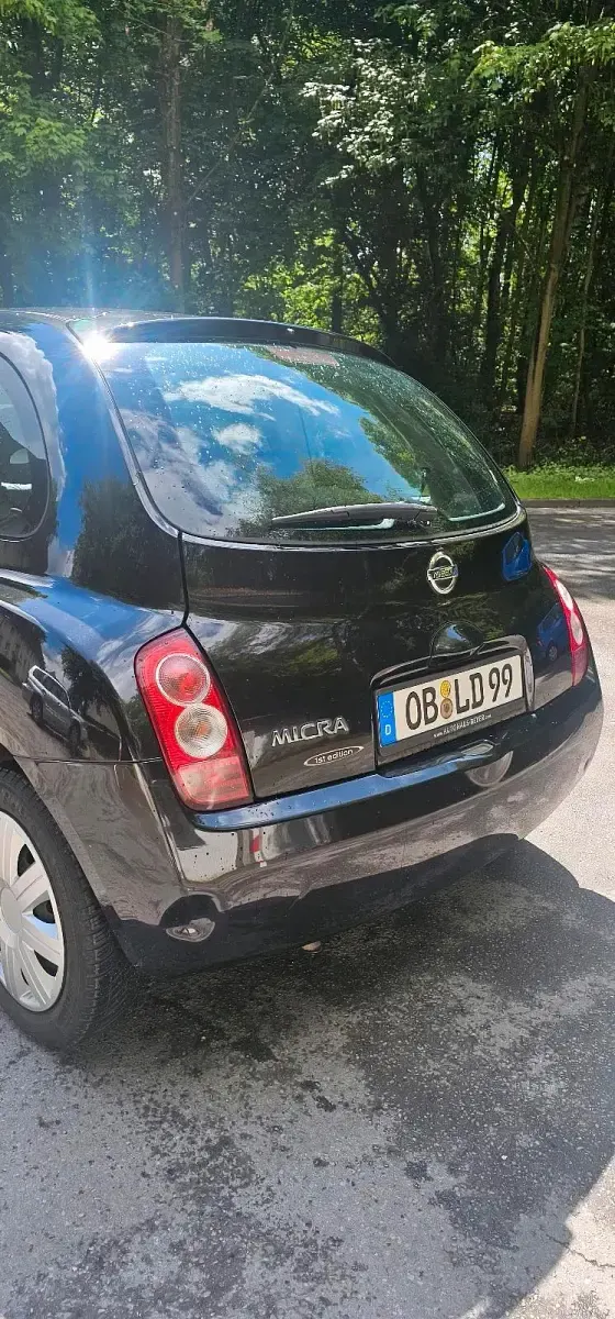 Gebraucht Nissan Micra 2004 Schwarz Kleinwagen