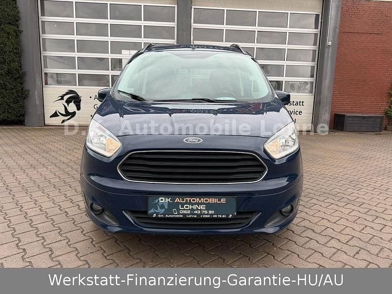 Gebraucht Ford Tourneo Courier Titanium 101 PS (74 kW) 2016 Blau Van / Kleinbus