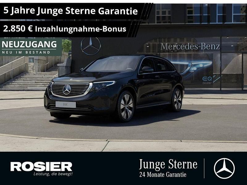 Schwarz / obsidianschwarz Gebraucht 2022 Mercedes EQC400 Electric Art SUV | 38.485 € (Guter Preis) - Bild 1/4