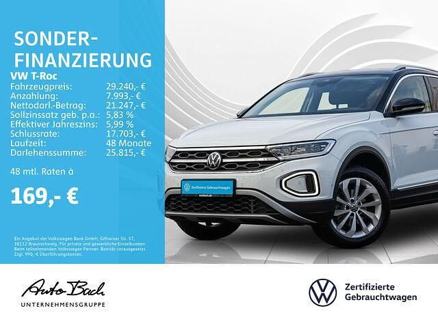 Gebraucht VW T-Roc 150 PS (110 kW) 2024 Weiß SUV