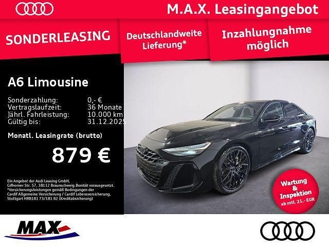 Mythosschwarz metallic Neu 2025 Audi A6 Edition .1 Limousine | 67.980 € (Guter Preis) - Bild 1/3