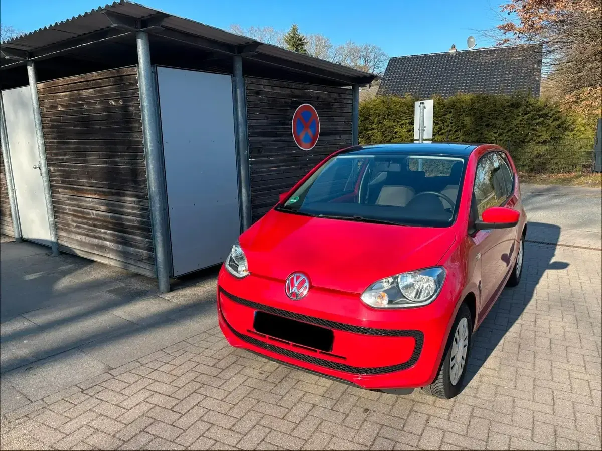 Gebraucht VW up! 75 PS (55 kW) 2012 Rot Kleinwagen