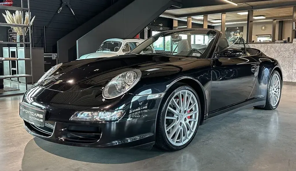 Usado Porsche 997 355 CV (261 kW) 2006 Negro Descapotable