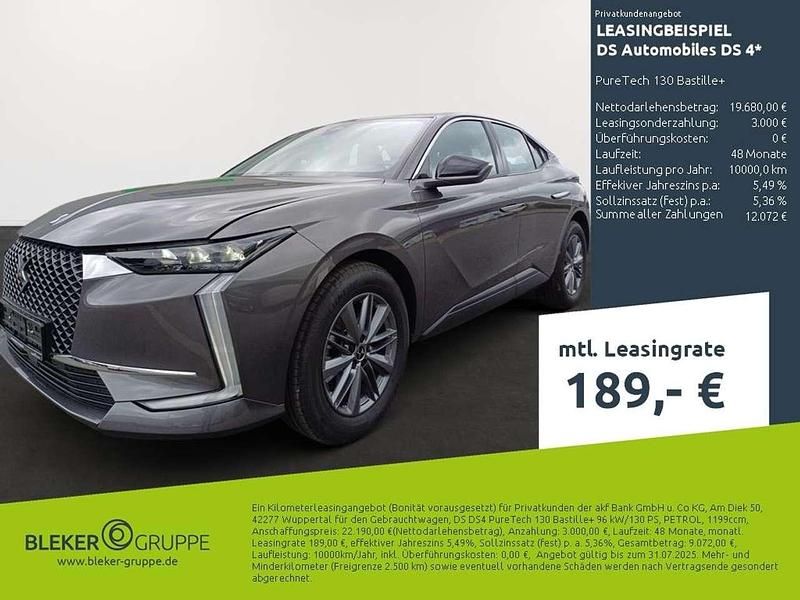 Platingrau Gebraucht 2022 DS Automobiles DS4 Bastille Plus Limousine | 19.680 € (Fairer Preis) - Bild 1/3