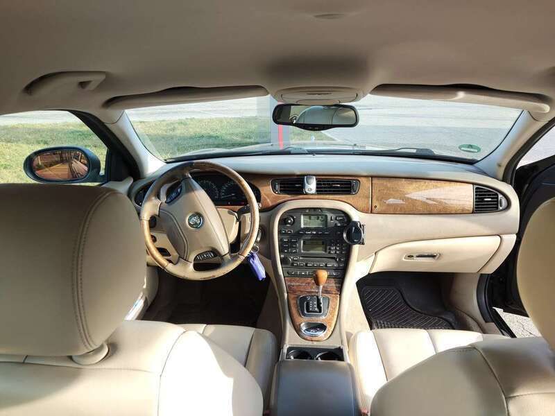 Schwarz Gebraucht 2003 Jaguar S-Type Executive Limousine | 1.000 € - Bild 1/4