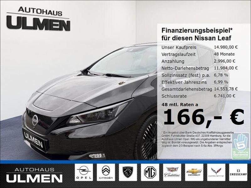 Schwarz Gebraucht 2023 Nissan Leaf N-Connecta Kleinwagen | 14.980 € (Superpreis) - Bild 1/4