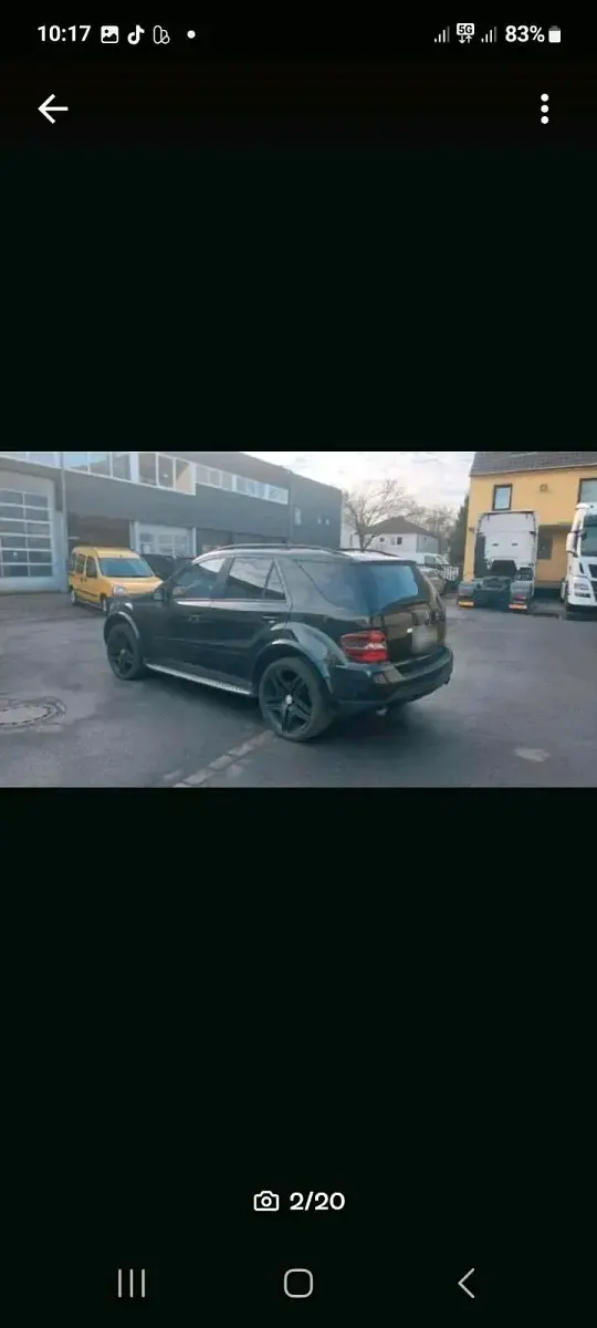 Gebraucht Mercedes ML320 224 PS (164 kW) 2005 Schwarz SUV