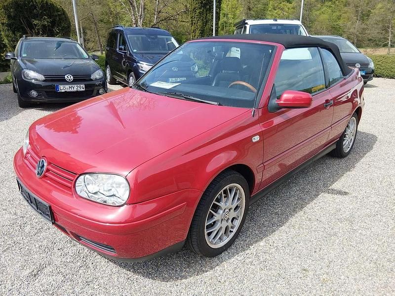 Gebraucht VW Golf Cabriolet Conceptline 116 PS (85 kW) 2000 Muranorot perleffekt Cabrio