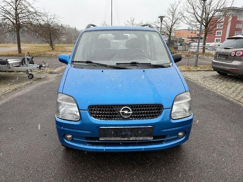 Gebraucht Opel Agila 75 PS (55 kW) 2001 Blau Van / Kleinbus