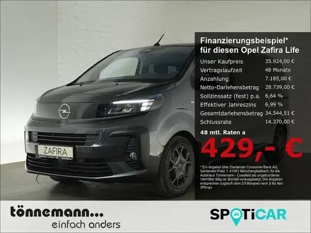 Brugt Opel Zafira Life Edition 179 HK (131 kW) 2026 MPV