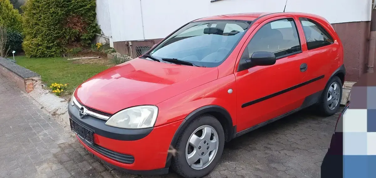 Gebraucht Opel Corsa 58 PS (42 kW) 2003 Rot Kleinwagen
