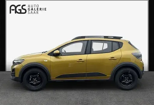 Neu Dacia Sandero Expression 110 PS (80 kW) 2025 Jaune amber (gelb) Limousine