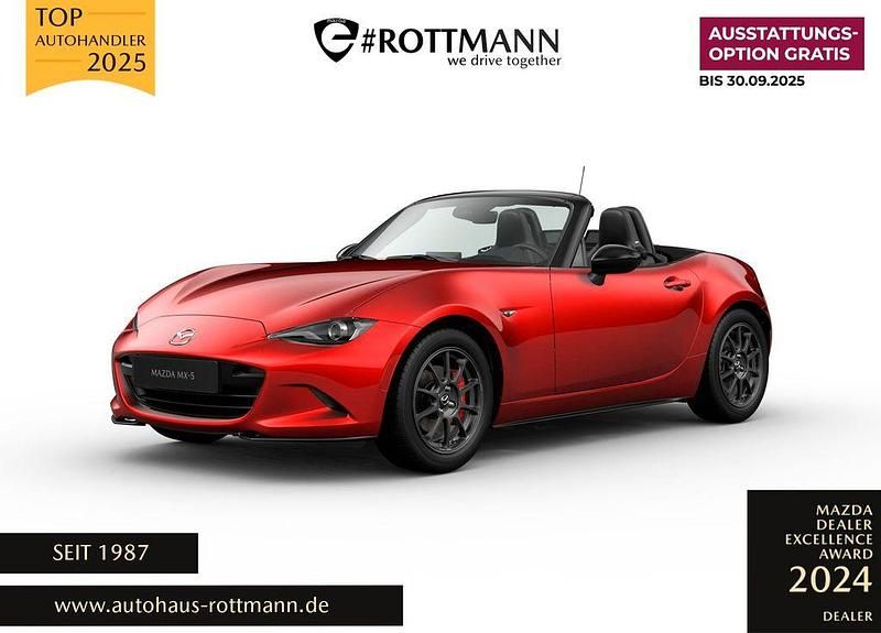 Rot Neu 2025 Mazda MX5 Homura-Line Cabrio | 33.170 € - Bild 1/4