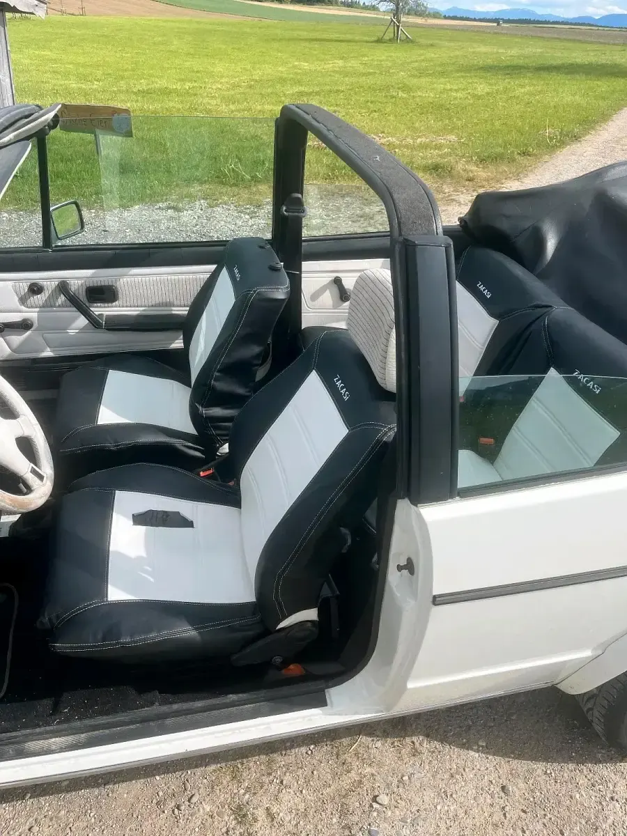 Gebraucht VW Golf Cabriolet 110 PS (80 kW) 1986 Weiß Cabrio
