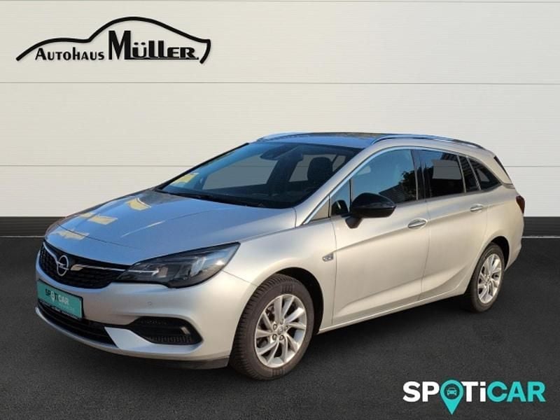 Silber Gebraucht 2021 Opel Astra Elegance Kombi | 15.745 € (Teuer) - Bild 1/1