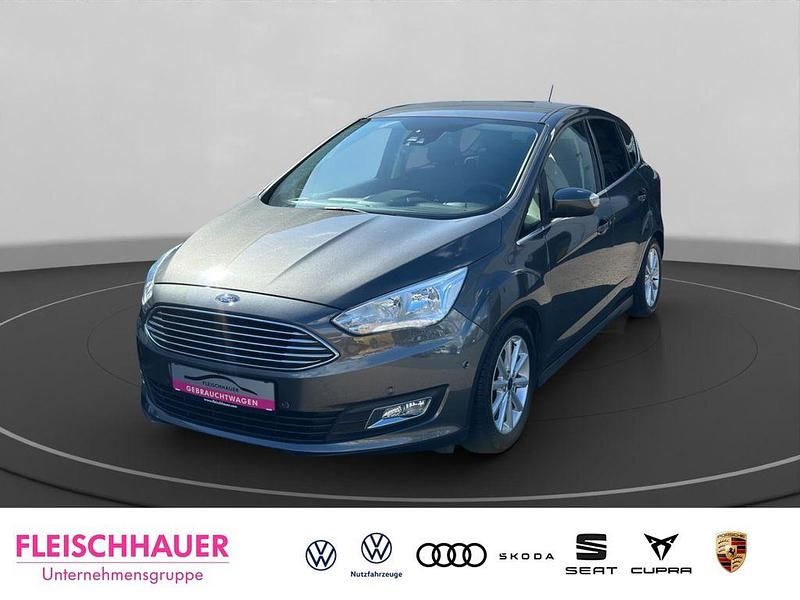 Grau Gebraucht 2018 Ford C-MAX Titanium Van / Kleinbus | 10.990 € (Fairer Preis) - Bild 1/4
