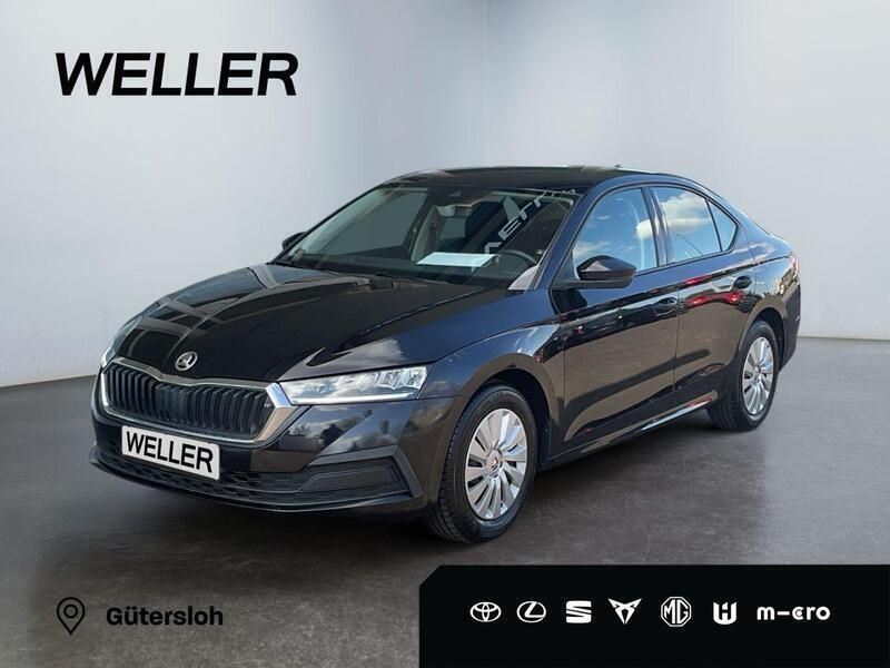 Schwarz Gebraucht 2022 Skoda Octavia Active Limousine | 18.490 € (Superpreis) - Bild 1/3