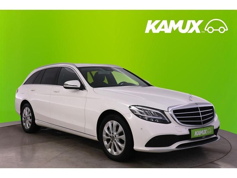 Gebraucht Mercedes C200 Exclusive 184 PS (135 kW) 2018 Polarweiss  unilack Kombi