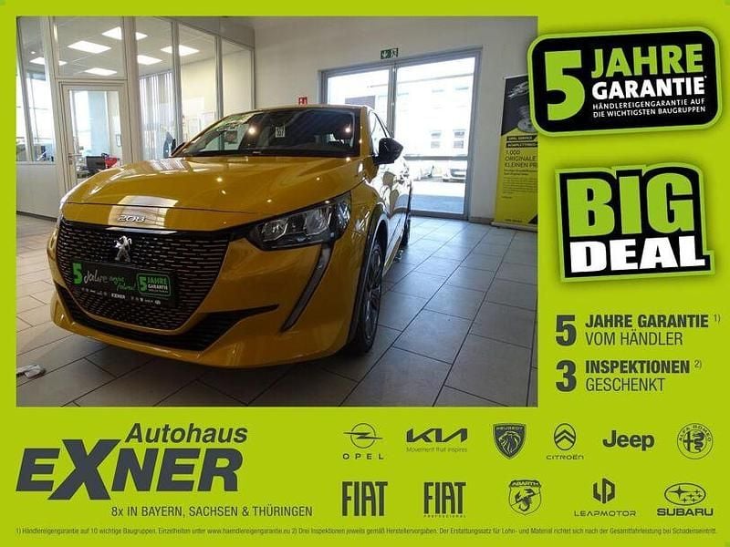 Gebraucht Peugeot e-208 Allure 100 kW (136 PS) 2024 Gelb Kleinwagen