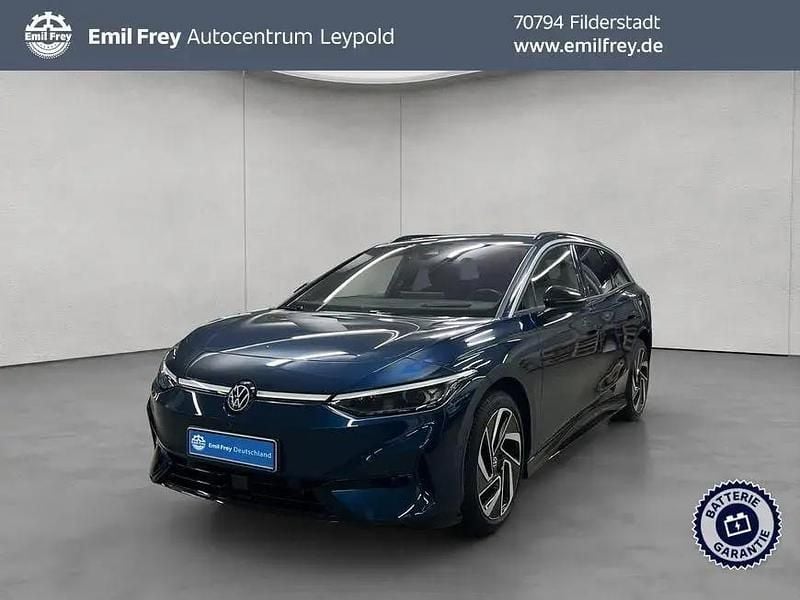 Blau Gebraucht 2024 VW ID.7 IQ Drive Limousine | 45.590 € (Guter Preis) - Bild 1/3