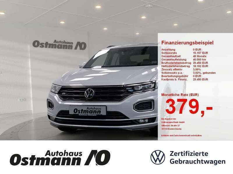 Silber Gebraucht 2021 VW T-Roc Sportline SUV | 26.250 € (Fairer Preis) - Bild 1/4