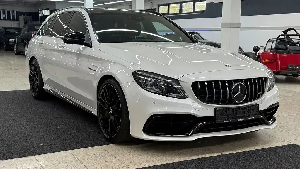 Gebraucht Mercedes C63S AMG 510 PS (375 kW) 2021 Weiß Limousine