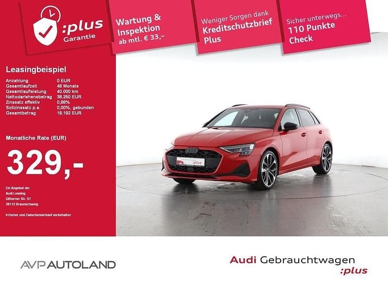 Progressivrot Gebraucht 2024 Audi A3 Advanced Plus Limousine | 38.250 € (Fairer Preis) - Bild 1/4