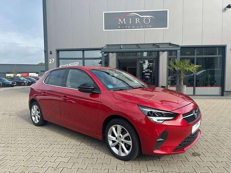 Rot Gebraucht 2021 Opel Corsa Elegance Kleinwagen | 9.999 € (Guter Preis) - Bild 1/4