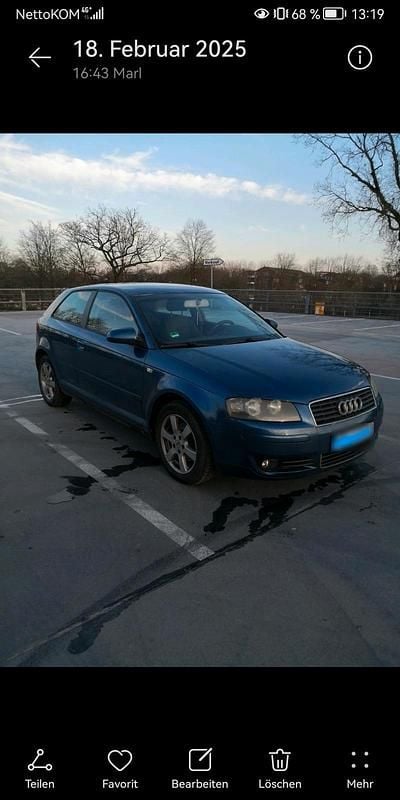 Gebraucht Audi A3 101 PS (74 kW) 2004 Blau Kleinwagen