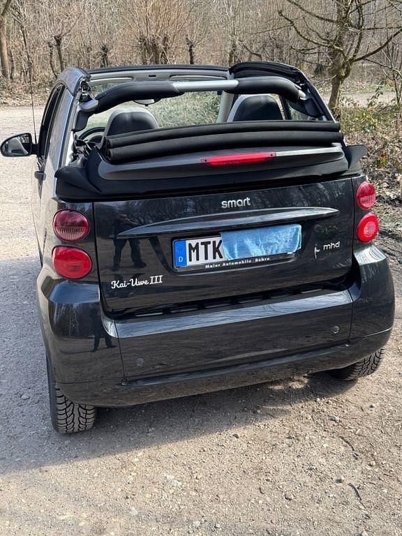 Gebraucht Smart ForTwo Cabrio Passion 71 PS (52 kW) 2012 Schwarz Cabrio