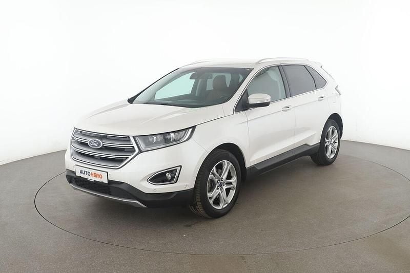 Weiß Gebraucht 2017 Ford Edge Titanium SUV | 18.460 € (Guter Preis) - Bild 1/3