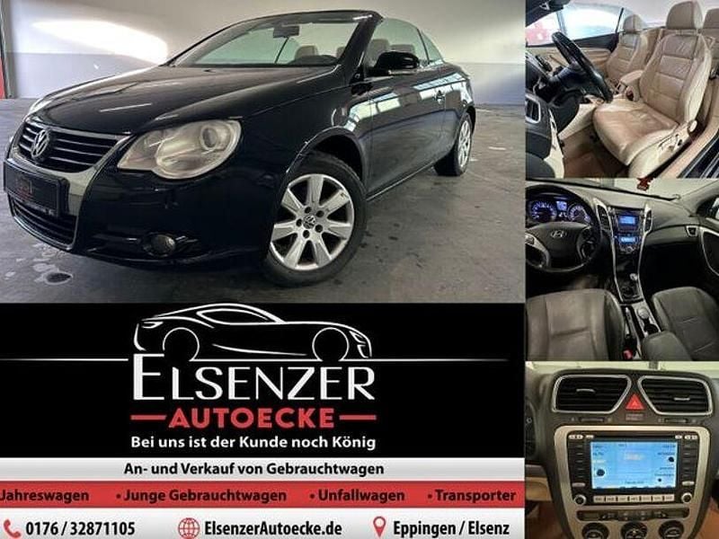 Schwarz Gebraucht 2008 VW Eos Cabrio | 2.999 € (Guter Preis) - Bild 1/4