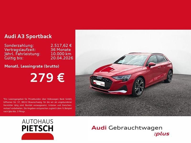 Gebraucht Audi A3 Advanced Plus 116 PS (85 kW) 2024 Progressivrot metallic Limousine