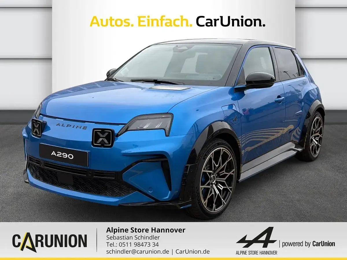 Neu Alpine A290 160 kW (218 PS) 2026 Alpine vision blau Kleinwagen