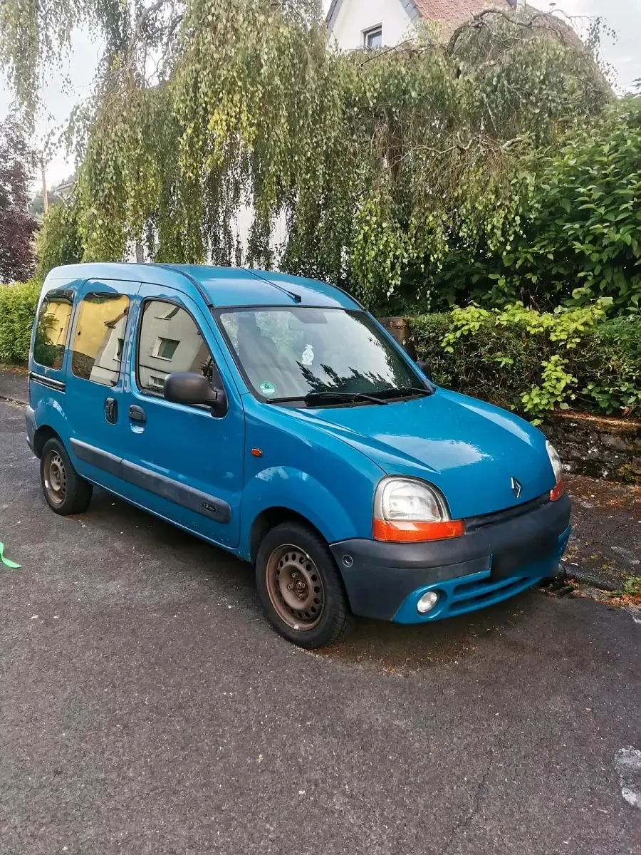Gebraucht Renault Kangoo 55 PS (40 kW) 2002 Blau Van / Kleinbus