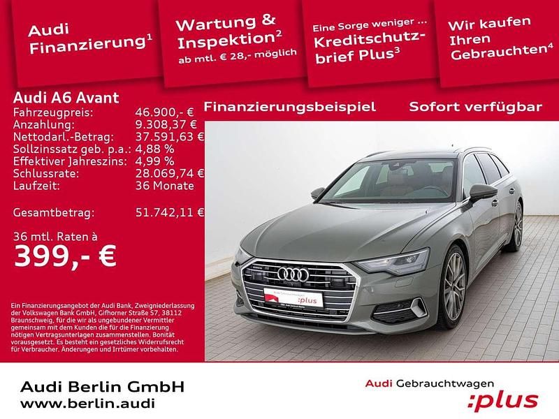 Chronosgrau metallic Gebraucht 2022 Audi A6 Sport Kombi | 46.900 € (Fairer Preis) - Bild 1/2