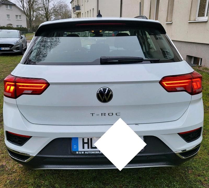 Gebraucht VW T-Roc 110 PS (80 kW) 2021 Weiß SUV