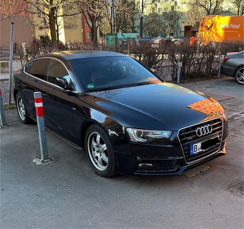 Gebraucht Audi A5 Sportback S-Line 190 PS (139 kW) 2017 Schwarz Kleinwagen