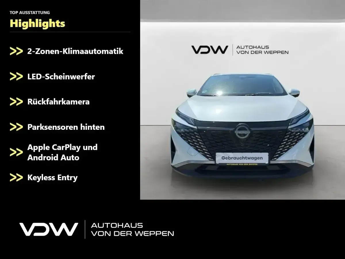 Gebraucht Nissan Qashqai Acenta 158 PS (116 kW) 2025 Weiß SUV