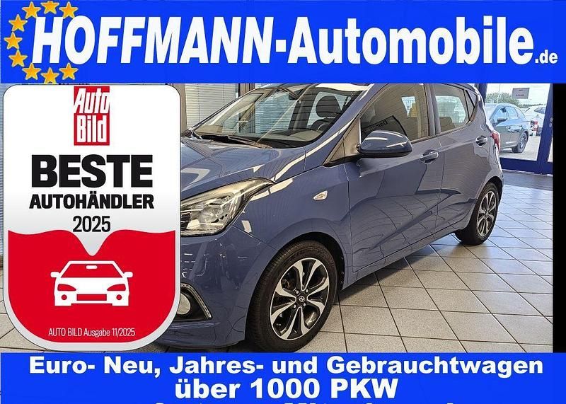 Blau (metallic) Gebraucht 2015 Hyundai i10 Style Kleinwagen | 7.400 € (Fairer Preis) - Bild 1/4