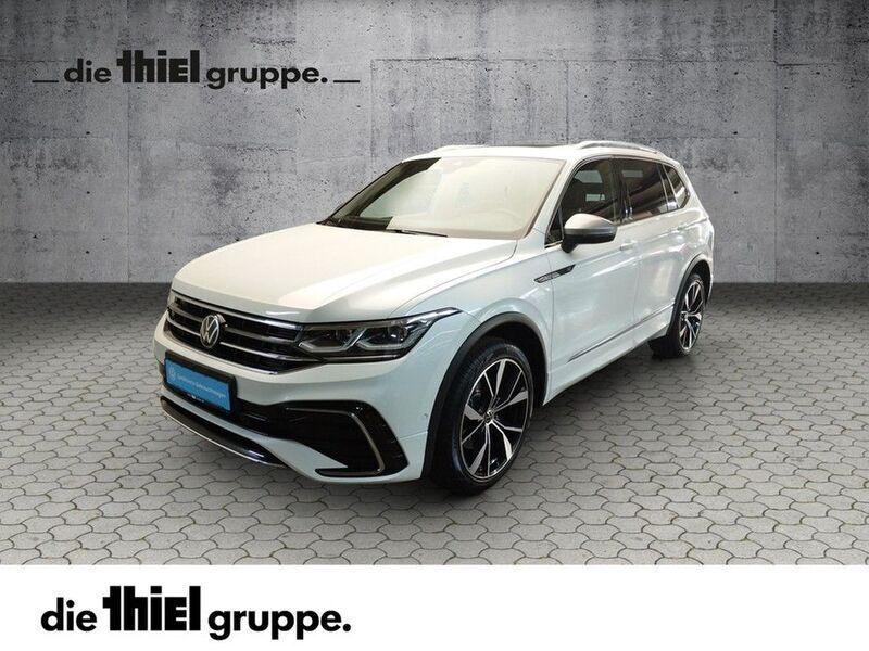 Weiß Gebraucht 2022 VW Tiguan Allspace R-line SUV | 43.790 € (Teuer) - Bild 1/4