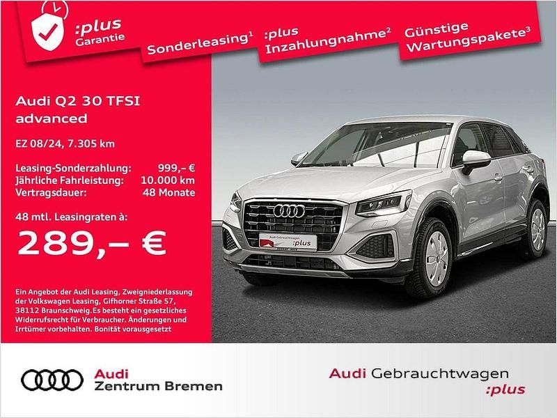 Florettsilber metallic Gebraucht 2024 Audi Q2 Advanced Plus SUV | 27.940 € (Etwas zu teuer) - Bild 1/4