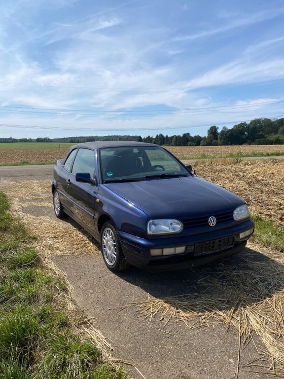 Blau Gebraucht 1996 VW Golf Cabriolet Cabrio | 1.550 € (Guter Preis) - Bild 1/4
