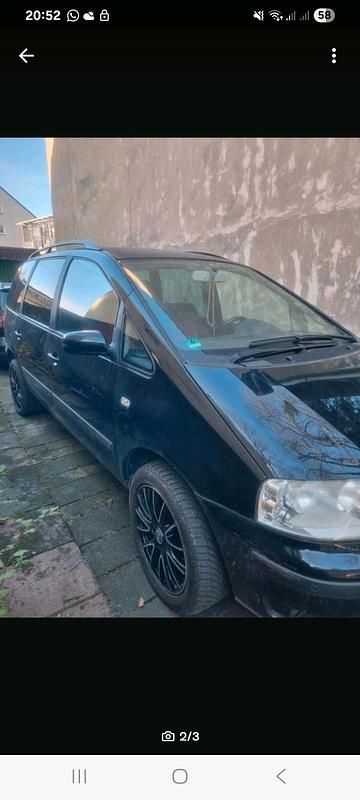 Schwarz Gebraucht 2002 VW Sharan Van / Kleinbus | 1.100 € (Superpreis) - Bild 1/4
