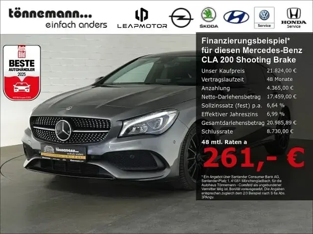 Occasion Mercedes CLA200 Shooting Brake Style 156 ch (114 kW) 2019 Break