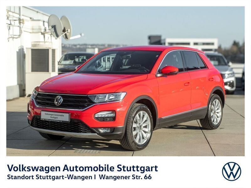 Rot Gebraucht 2020 VW T-Roc Sportline SUV | 20.430 € (Fairer Preis) - Bild 1/4