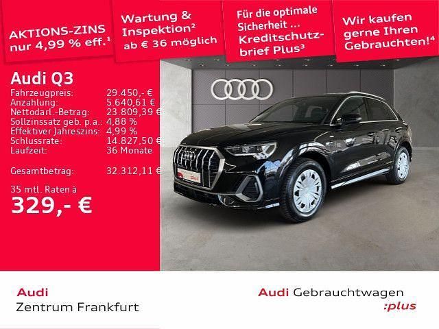 Mythosschwarz metallic/mythoss Gebraucht 2022 Audi Q3 S-Line SUV | 29.450 € (Guter Preis) - Bild 1/2