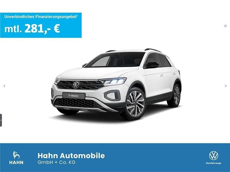 Pure white Neu 2025 VW T-Roc Goal SUV | 34.980 € (Guter Preis) - Bild 1/3