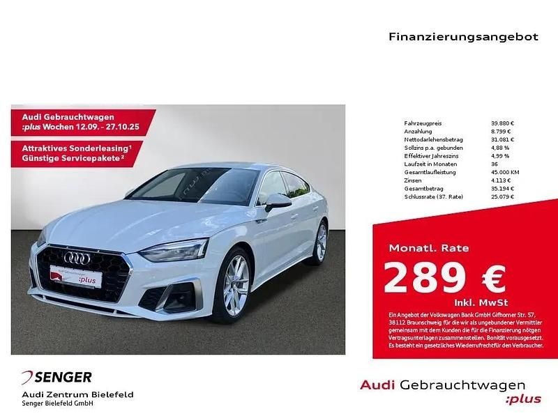 Weiß Gebraucht 2024 Audi A5 Sportback Business | 39.880 € (Guter Preis) - Bild 1/1